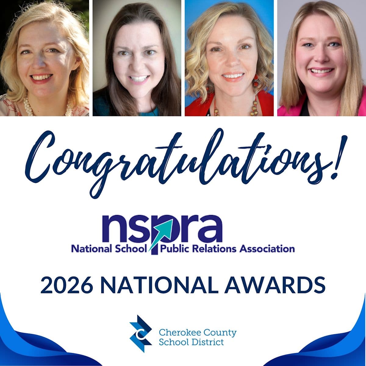 CCSD's Four-Person Communications Team Wins Five National Awards, Competing Against Districts Nationwide