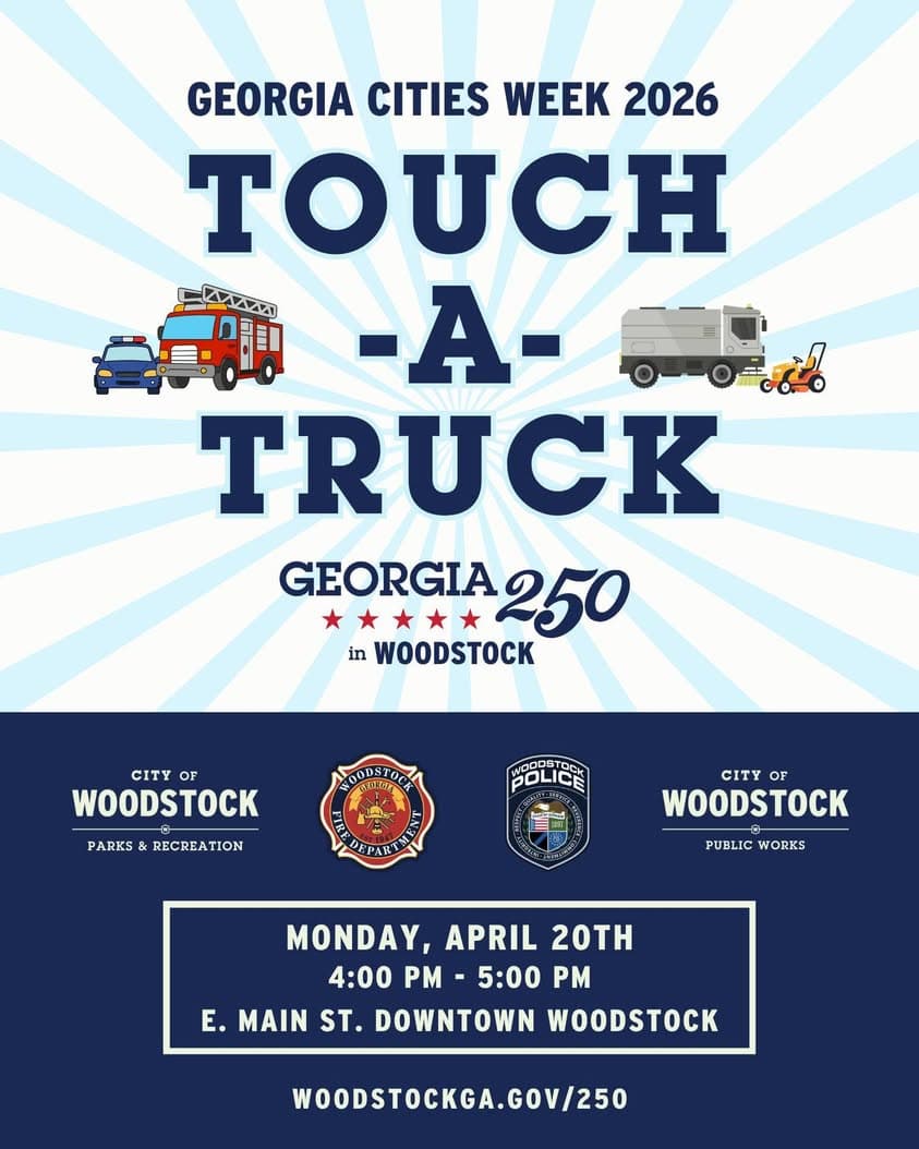 Woodstock Opens Georgia Cities Week with Free Touch-A-Truck Event April 20