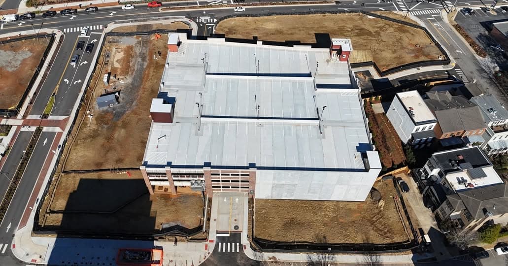 Woodstock City Center Parking Deck to Close One Entrance Each Morning Next Week for Cleaning