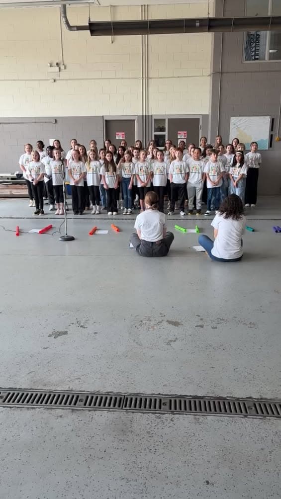 Woodstock Elementary Chorus Brings Its Annual Spring Concert to the Fire Station