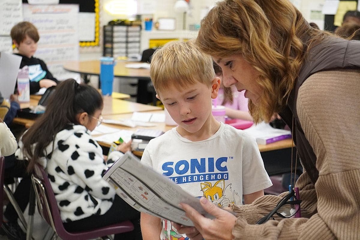 Carmel Elementary educator brings Wall Street background to second grade