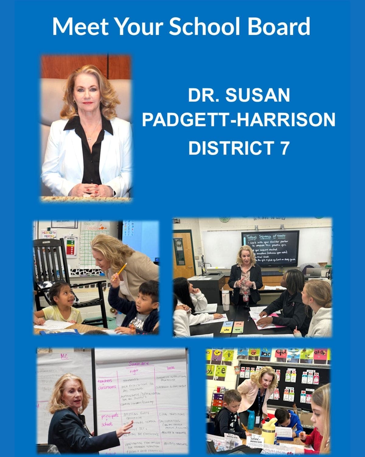 Cherokee County School District Spotlights Board Member Dr. Susan Padgett-Harrison During School Board Appreciation Week