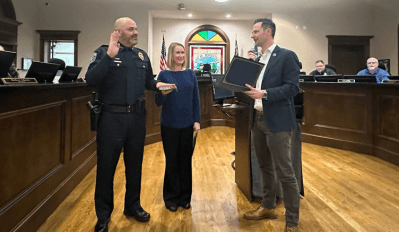 Roland Castro Sworn In as Woodstock Police Chief