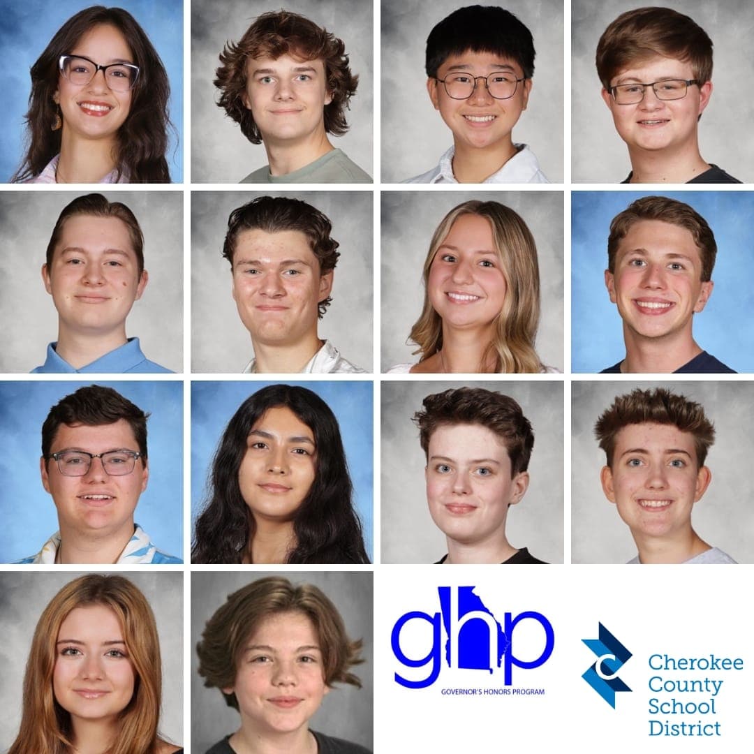 14 Cherokee County Students Selected for Georgia Governor's Honors Program