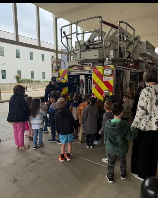 Woodstock Firefighters and Police Officers Bring Safety Lessons to Wee School Preschoolers