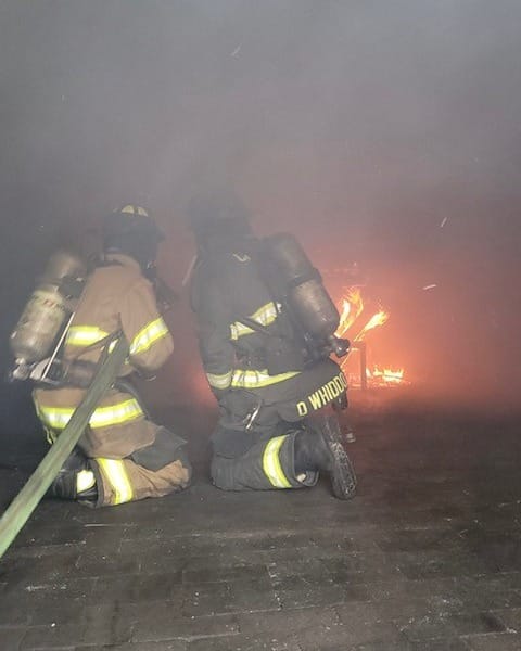 Woodstock, Cherokee Fire Recruits Conduct First Live Fire Training