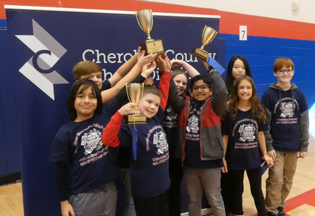 Woodstock Elementary Takes Top Honors at District Math Competition
