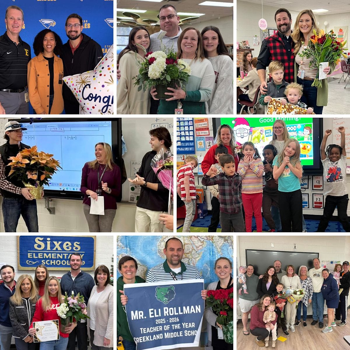 Woodstock Educators Named 2026 Teachers of the Year