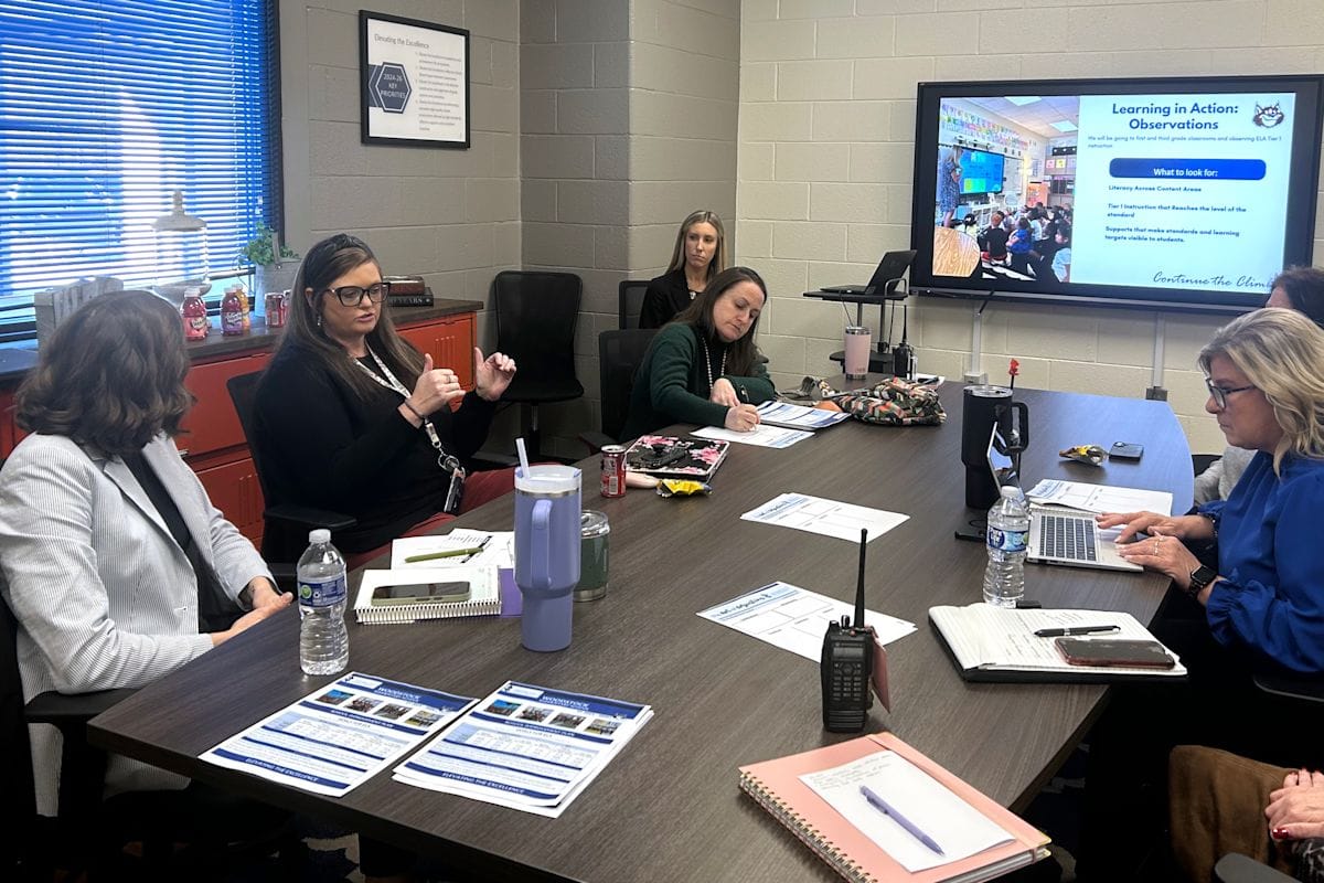 Principals Visit Woodstock Elementary for Instructional Leadership Training