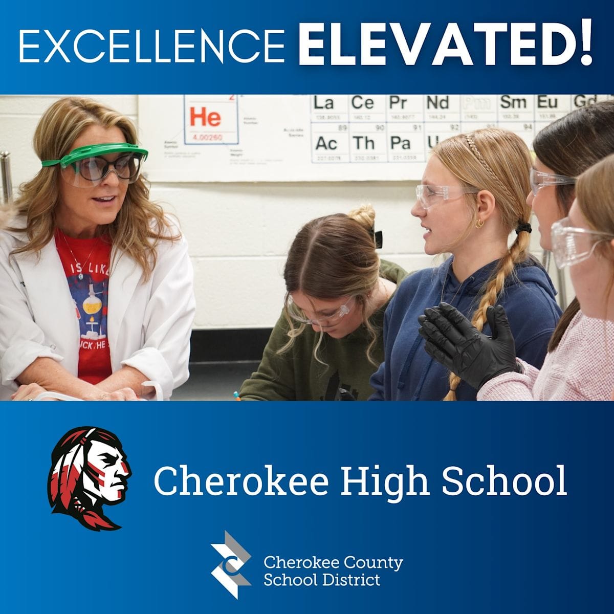 Cherokee High School Posts Double-Digit Gain in Student Progress