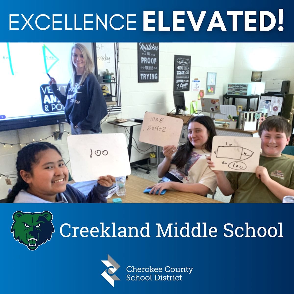 Creekland Middle School Achieves Significant Gains in State Testing