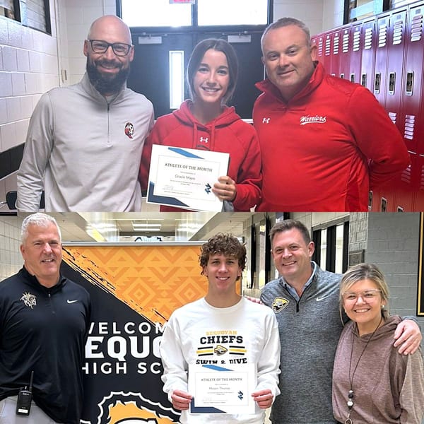 CCSD names November Athletes of the Month