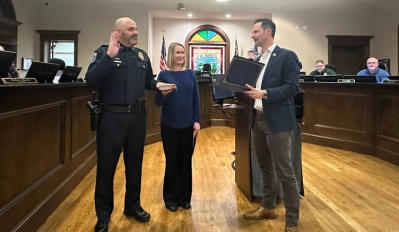 Roland Castro Sworn In as Woodstock Police Chief