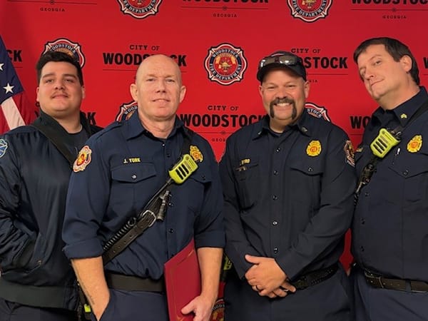 Woodstock Firefighter Justin York Promoted to Senior Rank