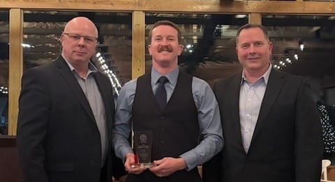 Woodstock Firefighter Honored with Distinguished Service Award
