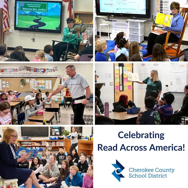 CCSD Board Members, Superintendent Hit Classrooms for Read Across America